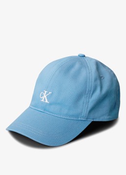 Calvin Klein Jongens Pet met logoborduring in de kleur Blauw