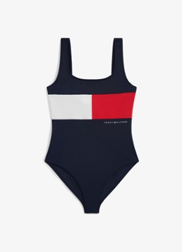 Tommy Hilfiger Meisjes ONE PIECE in de kleur Donkerblauw