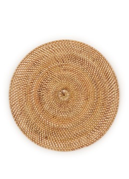 Tiseco Placemat van rotan 36 cm Beige - Deal