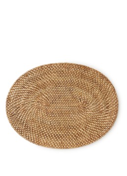 Tiseco Placemat van rotan 40 x 30 cm Beige - Deal