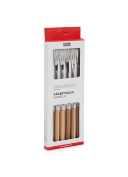 Kuhn Rikon Kaasfondue vork set van 6 Beige - Deal