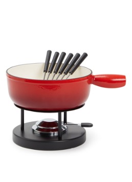 Kuhn Rikon Kaasfondueset met 6 fondue vorkjes Rood - Deal
