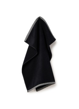 Bunzlau Castle Solid keukendoek van katoen 50 x 60 cm Zwart - Deal