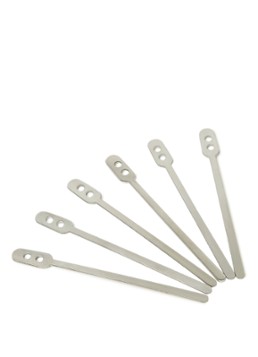 Kitchen Basics Stir roerstaafjes set van 6 Zilver - Deal