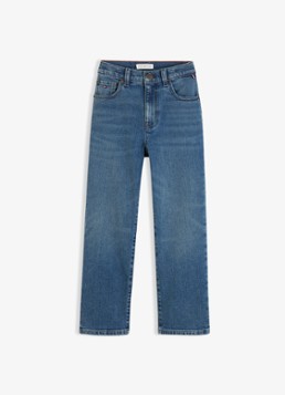 Tommy Hilfiger Jongens Straight fit jeans met steekzakken in de kleur Indigo
