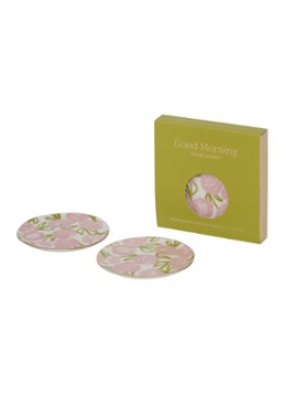 Urban Nature Culture Good Morning gebaksbordje Ø12 cm set van 2 Roze - Deal