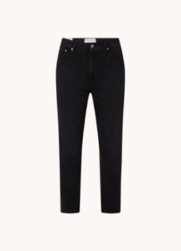 Calvin Klein Dames High waist mom jeans met gekleurde wassing in de kleur Denim