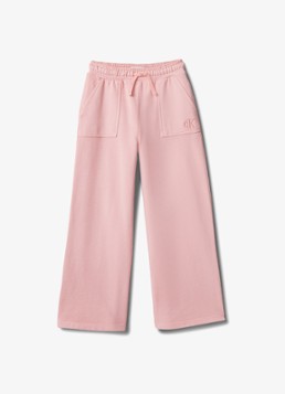 Calvin Klein Dames Wide fit joggingbroek met opstikzakken in de kleur Roze