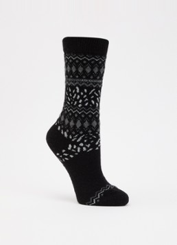 Falke Dames Cosy Wool sokken in kasjmierblend in de kleur Zwart, maat: 35-38