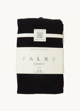 Falke Dames Family maillot van katoen in de kleur Zwart, maat: 48-50