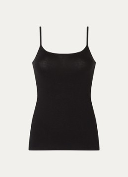 Falke Dames Daily Climate Control singlet in de kleur Zwart, maat: M