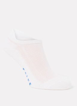Falke Dames Cool Kick sneakersokken met logo in de kleur Wit, maat: 39-41