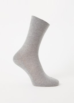 Falke Dames Sensitive London sokken in katoenblend in de kleur Grijs, maat: 39-42