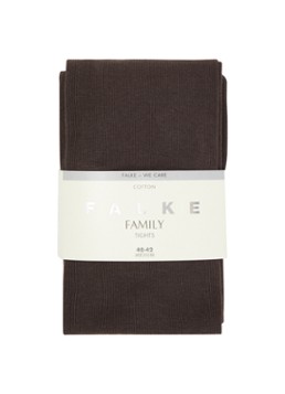 Falke Dames Family maillot van katoen in de kleur Donkerbruin, maat: 40-42