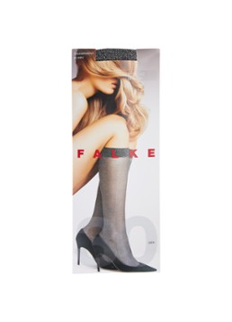 Falke Dames Pantysokken in 30 denier in de kleur Zilver, maat: 39-42