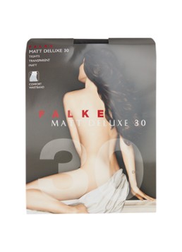 Falke Dames Panty in 30 denier in de kleur Zwart, maat: S-M
