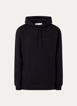 Falke Dames Hoodie met logoprint in de kleur Zwart, maat: M