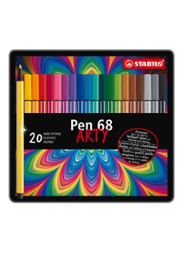 Stabilo Pen 68 Arty viltstiften set van 20 Multicolor - Deal