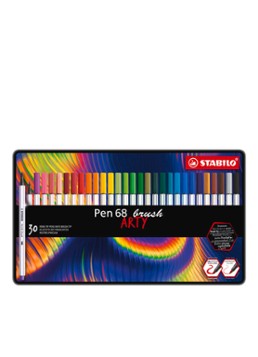 Stabilo Pen 568 Arty brushsiften set van 30 Multicolor - Deal