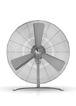 Stadler Form Charly Floor vloerventilator, 48 cm hoog Zilver - Deal