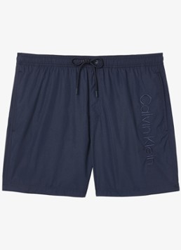 Calvin Klein Heren Zwemshorts met logo en trekkoord in de kleur Beige, maat: S
