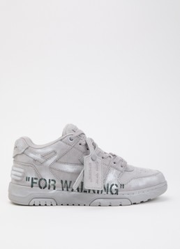 Off-White Heren For Walking sneaker van suède in de kleur Grijs, maat: 44