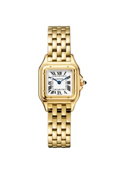 Cartier Dames Panthère de Cartier small horloge van 18 karaat geelgoud CRWGPN0008 in de kleur Geelgoud