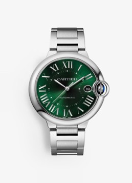 Cartier Heren Ballon Bleu de Cartier horloge CRWSBB0071 in de kleur Zilver