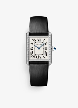 Cartier Dames Tank Must de Cartier horloge CRW4TA0030 in de kleur Zilver