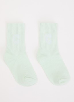 Claesens Cloudberry sokken met logo in de kleur Mint