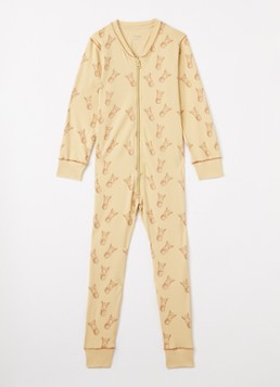 Claesens Meisjes Pyjama met print in de kleur Lichtgeel