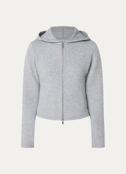 SAMSØE SAMSØE Dames Saalice sweatvest met steekzakken in de kleur Grijsmele, maat: L