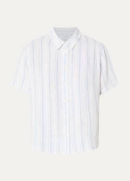 SAMSØE SAMSØE Dames Samina blouse met streepprint in de kleur Blauw, maat: XS