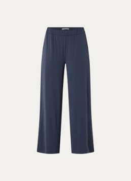 SAMSØE SAMSØE Dames Saumi high waist loose fit broek met steekzakken in de kleur Donkerblauw, maat: XS