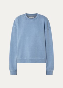 SAMSØE SAMSØE Dames Savan sweater met ronde hals in de kleur Blauw, maat: L