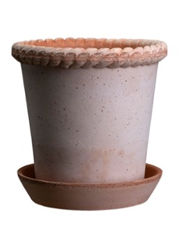 Bergs Potter Emilia bloempot voor binnen en buiten Ø21 cm Donkerbeige - Deal
