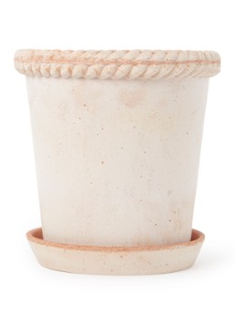 Bergs Potter Emilia bloempot voor binnen en buiten Ø25 cm Donkerbeige - Deal