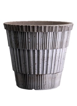 Bergs Potter Atlas Raw bloempot voor binnen Ø 14 cm Grijs - Deal