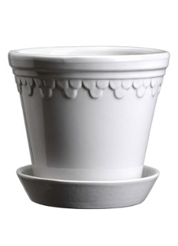 Bergs Potter Københavner bloempot voor binnen Ø16 cm Wit - Deal