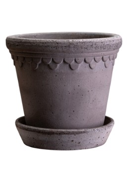 Bergs Potter Københavner Raw bloempot voor binnen Ø18 cm Grijs - Deal
