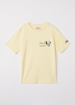 MC2 Saint Barth Jongens Portofino T-shirt met borduring in de kleur Lichtgeel, maat: 104