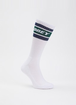 Obey Heren Cooper II sportsokken met logo in de kleur Multicolor, maat: OS