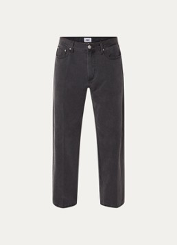 Obey Heren Emerson straight leg jeans met gekleurde wassing in de kleur Antraciet, maat: 33