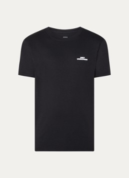 Obey Heren Worldwide T-shirt met logo in de kleur Zwart, maat: S