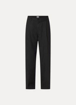 Obey Heren Dean loose fit chino met steekzakken in de kleur Zwart, maat: 33