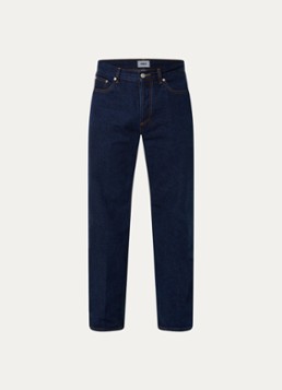 Obey Heren Mid waist straight leg jeans met donkere wassing in de kleur Indigo, maat: 31