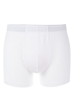 Hanro Heren Cotton Superior boxershort in uni in de kleur Wit, maat: XXL