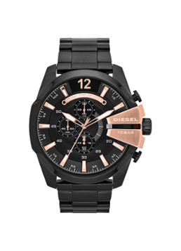 Diesel Heren Horloge Master Chief DZ4309 in de kleur Zwart