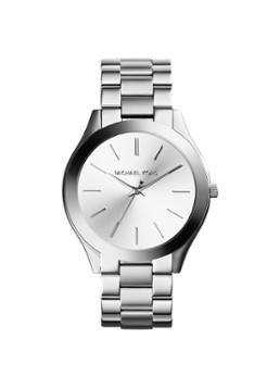 Michael Kors Dames Runway horloge MK3178 in de kleur Zilver