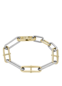 Fossil Dames Heritage schakelarmband JF04349998 in de kleur Goud